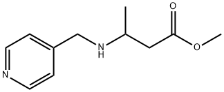 methyl 3-{[(pyridin-4-yl)methyl]amino}butanoate Structural