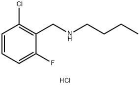 butyl[(2-chloro-6-fluorophenyl)methyl]amine hydrochloride Structural