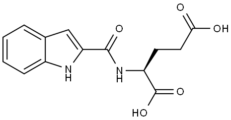 L-Glutamic acid, N-(1H-indol-2-ylcarbonyl)- Structural