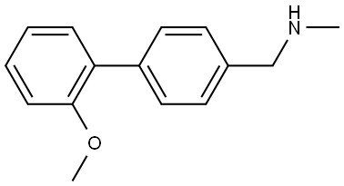 N-[(2-methoxy-1,1-biphenyl-4-yl)methyl]-N-methylamine Structural