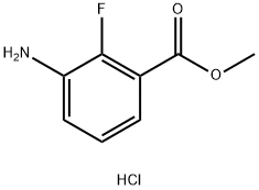 methyl 3-amino-2-fluorobenzoate Structural