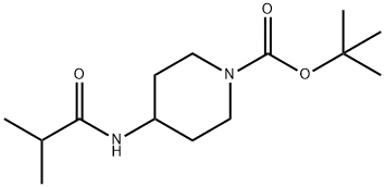 tert-Butyl 4-isobutylamidopiperidine-1-carboxylate Structural