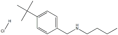 butyl[(4-tert-butylphenyl)methyl]amine hydrochloride Structural