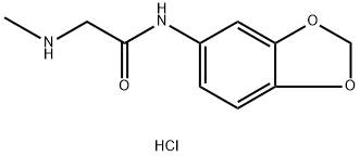 N-(benzo[d][1,3]dioxol-5-yl)-2-(methylamino)acetamide hydrochloride Structural