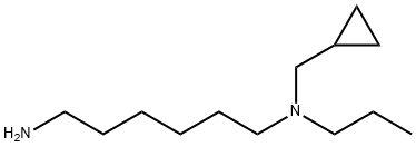 N-(cyclopropylmethyl)-N-propyl-hexane-1,6-diamine Structural