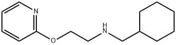 N-(cyclohexylmethyl)-N-[2-(2-pyridinyloxy)ethyl]amine Structural