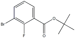 tert-Butyl 3-bromo-2-fluorobenzoate Structural