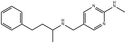 Methyl-{5-[(1-methyl-3-phenyl-propylamino)-methyl]-pyrimidin-2-yl}-amine Structural