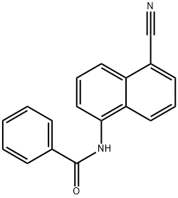 N-(5-cyanonaphthalen-1-yl)benzamide Structural