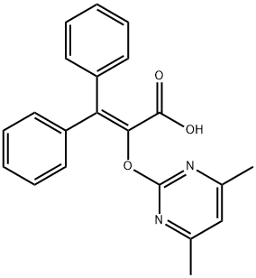 2-[(4,6-Dimethyl-2-pyrimidinyl)oxy]-3,3-diphenyl-2-propenoic Acid