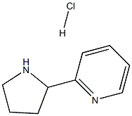 2-PYRROLIDIN-2-YLPYRIDINE HCL Structural