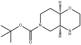 tert-butyl (4aS,8aR)-hexahydro-2H-pyrido[4,3-b][1,4]oxazine-6(5H)-carboxylate Structural
