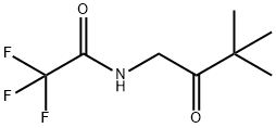 N-(3,3-Dimethyl-2-oxo-butyl)-2,2,2-trifluoro-acetamide Structural