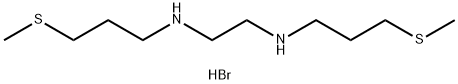N,N-bis(3-methylsulfanylpropyl)ethane-1,2-diamine:dihydrobromide Structural