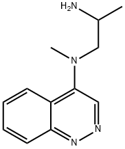 N1-cinnolin-4-yl-N1-methyl-propane-1,2-diamine Structural
