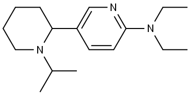 Diethyl-(1-isopropyl-1,2,3,4,5,6-hexahydro-[2,3]bipyridinyl-6-yl)-amine Structural