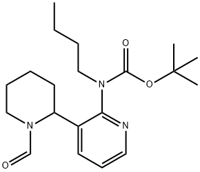 Butyl-(1-formyl-1,2,3,4,5,6-hexahydro-[2,3]bipyridinyl-2-yl)-carbamic acid tert-butyl ester Structural