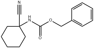 benzyl N-(1-cyanocyclohexyl)carbamate Structural