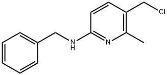 Benzyl-(5-chloromethyl-6-methyl-pyridin-2-yl)-amine Structural