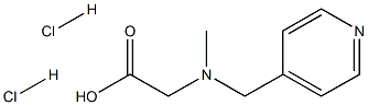 N-methyl-N-(4-pyridinylmethyl)glycine dihydrochloride Structural
