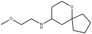 N-(2-methoxyethyl)-6-oxaspiro[4.5]decan-9-amine Structural