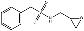N-Oxiranylmethyl-C-phenyl-methanesulfonamide Structural
