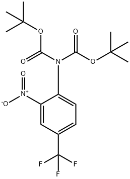 N,N-Bis-Boc-2-Nitro-4-trifluoromethyl-phenylamine