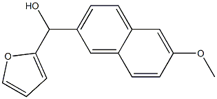 furan-2-yl-(6-methoxynaphthalen-2-yl)methanol Structural