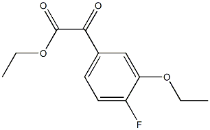 Ethyl 3-ethoxy-4-fluorobenzoylformate Structural