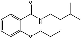 N-isopentyl-2-propoxybenzamide Structural