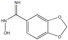 N-hydroxy-2H-1,3-benzodioxole-5-carboximidamide Structural