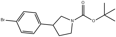 TERT-BUTYL 3-(4-BROMOPHENYL)PYRROLIDINE-1-CARBOXYLATE