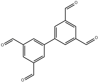 biphenyl-3,3',5,5'-tetracarbaldehyde Structural