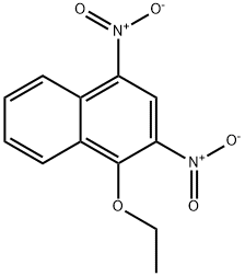 Naphthalene,1-ethoxy-2,4-dinitro- Structural