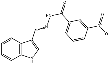N'-(1H-indol-3-ylmethylene)-3-nitrobenzohydrazide Structural