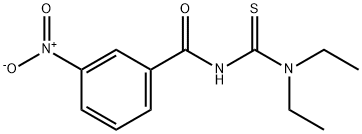 N-[(diethylamino)carbonothioyl]-3-nitrobenzamide Structural
