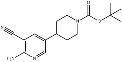 tert-butyl4-(6-amino-5-cyanopyridin-3-yl)piperidine-1-carboxylate