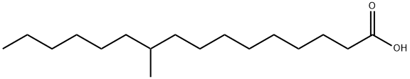 Hexadecanoic acid, 10-methyl- Structural