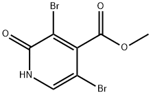 methyl 3,5-dibromo-2-hydroxypyridine-4-carboxylate Structural