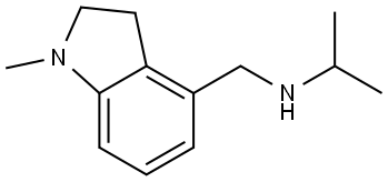 Isopropyl-(1-methyl-2,3-dihydro-1H-indol-4-ylmethyl)-amine Structural