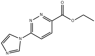 ethyl 6-(1H-imidazol-1-yl)pyridazine-3-carboxylate Structural