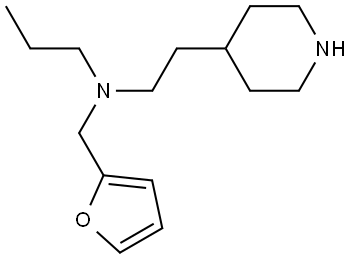 Furan-2-ylmethyl-(2-piperidin-4-yl-ethyl)-propyl-amine Structural