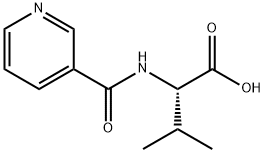 Valine,N-(3-pyridinylcarbonyl)- Structural