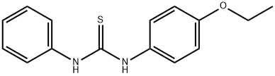 Thiourea, N-(4-ethoxyphenyl)-N'-phenyl- Structural
