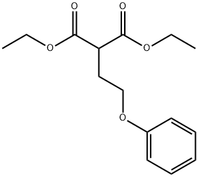 diethyl 2-(2-phenoxyethyl)malonate Structural