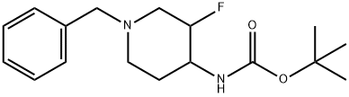 tert-butyl((3R,4S)-1-benzyl-3-fluoropiperidin-4-yl)carbamate