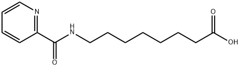 Octanoic acid, 8-[(2-pyridinylcarbonyl)amino]- Structural
