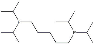 Phosphine, 1,5-pentanediylbis[bis(1-methylethyl)- Structural