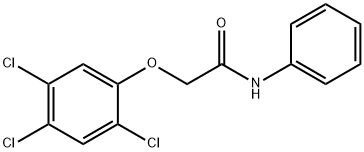 Acetamide,N-phenyl-2-(2,4,5-trichlorophenoxy)- Structural