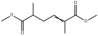 dimethyl 2,5-dimethylhex-2-enedioate Structural